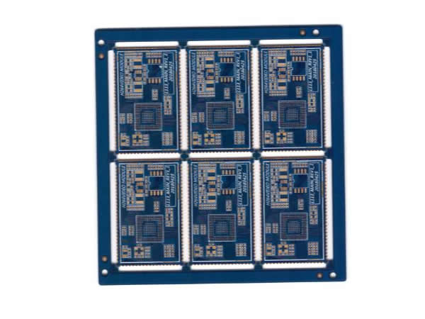 Six layer half hole core module board